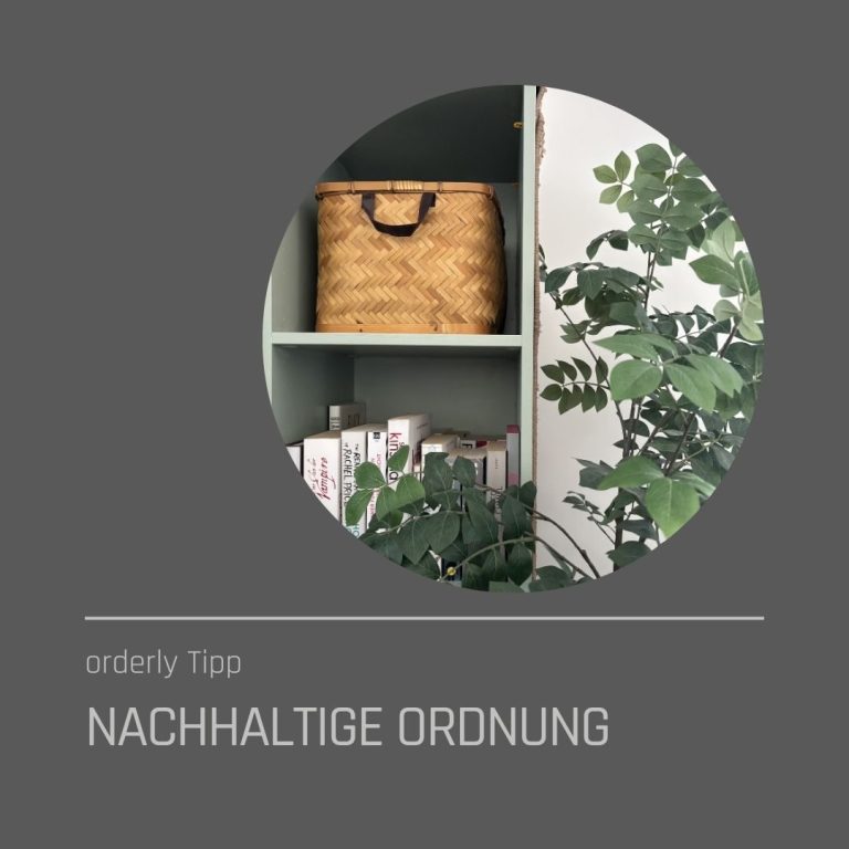 Cover Blogbeitrag 30 Minuten Jogs Runder Grafik mit dem Text „orderly Tipp: 30 Minuten Jogs“ und einer Glühbirne.